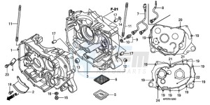 TRX500FMA Australia - (U) drawing CRANKCASE