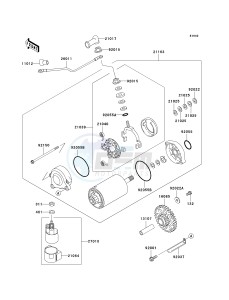 ZG 1000 A [CONCOURS] (A6F) A6F drawing STARTER MOTOR