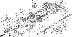 TRX300FW FOURTRAX 300 4X4 drawing FRONT DRIVESHAFT