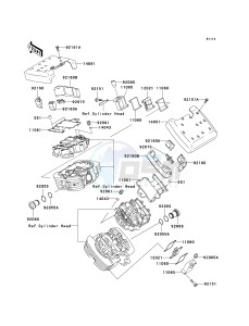 VN 1500 L [VULCAN 1500 NOMAD FI] (L5) [VULCAN 1500 NOMAD FI] drawing CYLINDER HEAD COVER