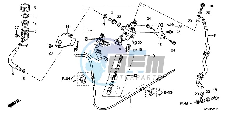 BRAKE MASTER CYLINDER (CBS)