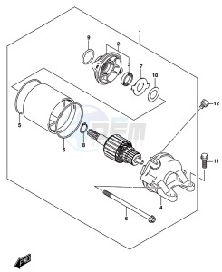 GSX-R1000 ARZ drawing STARTING MOTOR