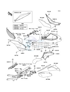 NINJA_ZX-6R ZX636C6F FR GB XX (EU ME A(FRICA) drawing Side Covers