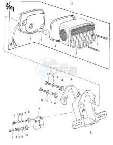 KZ 650 E [LTD] (E1) [LTD] drawing TAILLIGHT