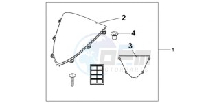 CBR1000RA9 Australia - (U / ABS SPC) drawing WINDSCREEN