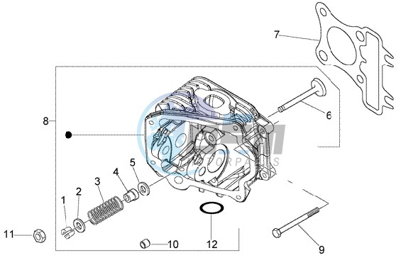 Cylinder head - valves