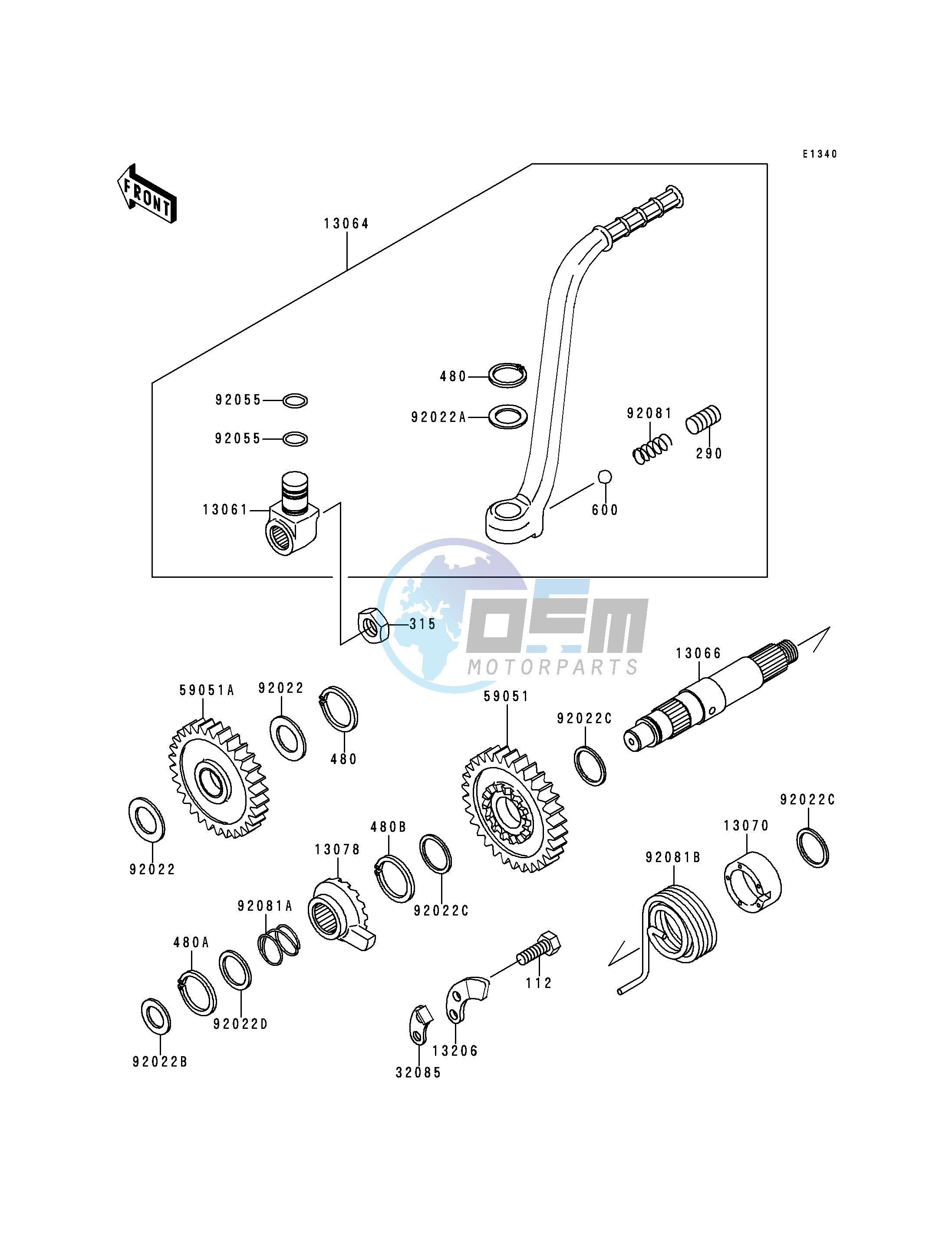 KICKSTARTER MECHANISM