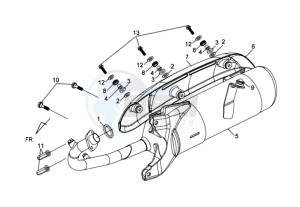 SYMPLY 150 drawing EXHAUST