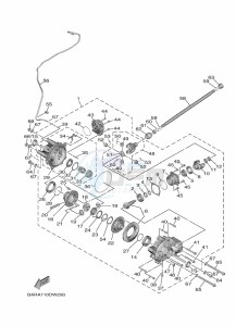 YXF850E YX85FPAN (BARK) drawing FRONT DIFFERENTIAL