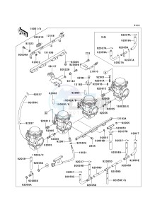 ZG 1200 B [VOYAGER XII] (B15-B17) [VOYAGER XII] drawing CARBURETOR