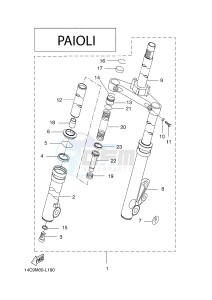 CW50N BW'S NAKED (2B7P 2B7P 2B7P) drawing FRONT FORK 2