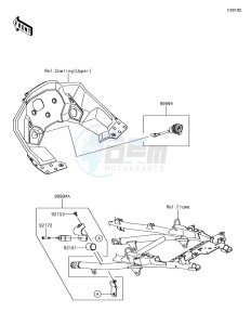 VERSYS 1000 KLZ1000BHF XX (EU ME A(FRICA) drawing Accessory(Helmet Lock etc.)