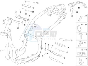 Sport City Street 125 4t 4v e3 drawing Frame