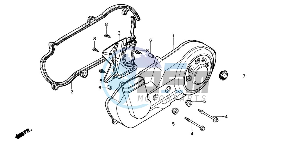 LEFT CRANKCASE COVER