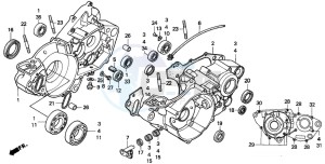 CR250R drawing CRANKCASE