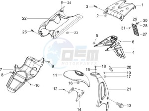 Runner 50 Pure Jet (UK) UK drawing Rear cover - Splash guard