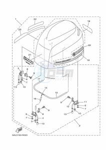 F225BETX drawing FAIRING-UPPER