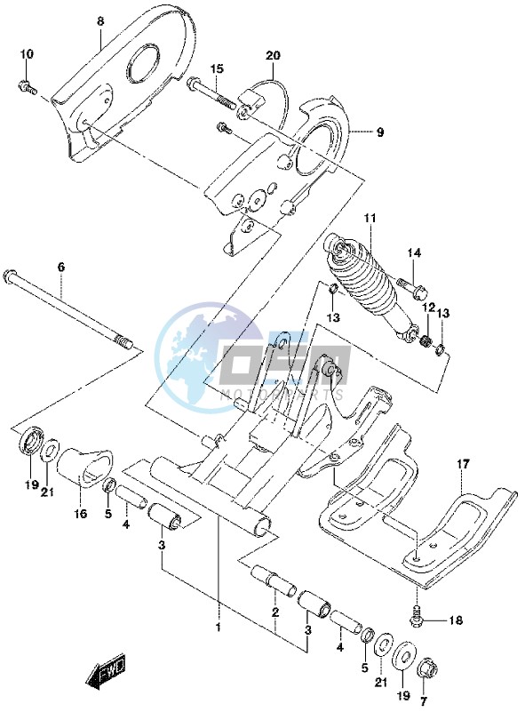 REAR SWINGINGARM