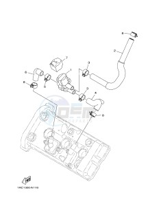 MTM850 MTM-850 XSR900 (B90L) drawing AIR INDUCTION SYSTEM