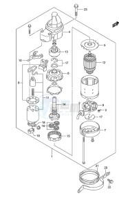 DF 150 drawing Starting Motor