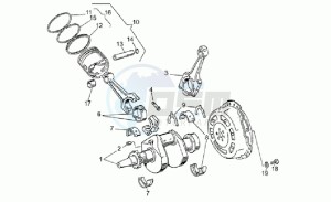 V 75 750 PA Vecchio Tipo PA Vecchio Tipo drawing Drive shaft