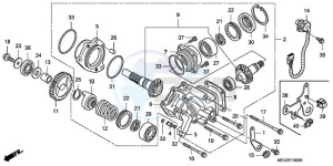 VT750C9 Korea - (KO / MK) drawing CROSS SHAFT