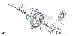 SH150D9 Europe Direct - (ED / KMH 2ED) drawing FRONT WHEEL