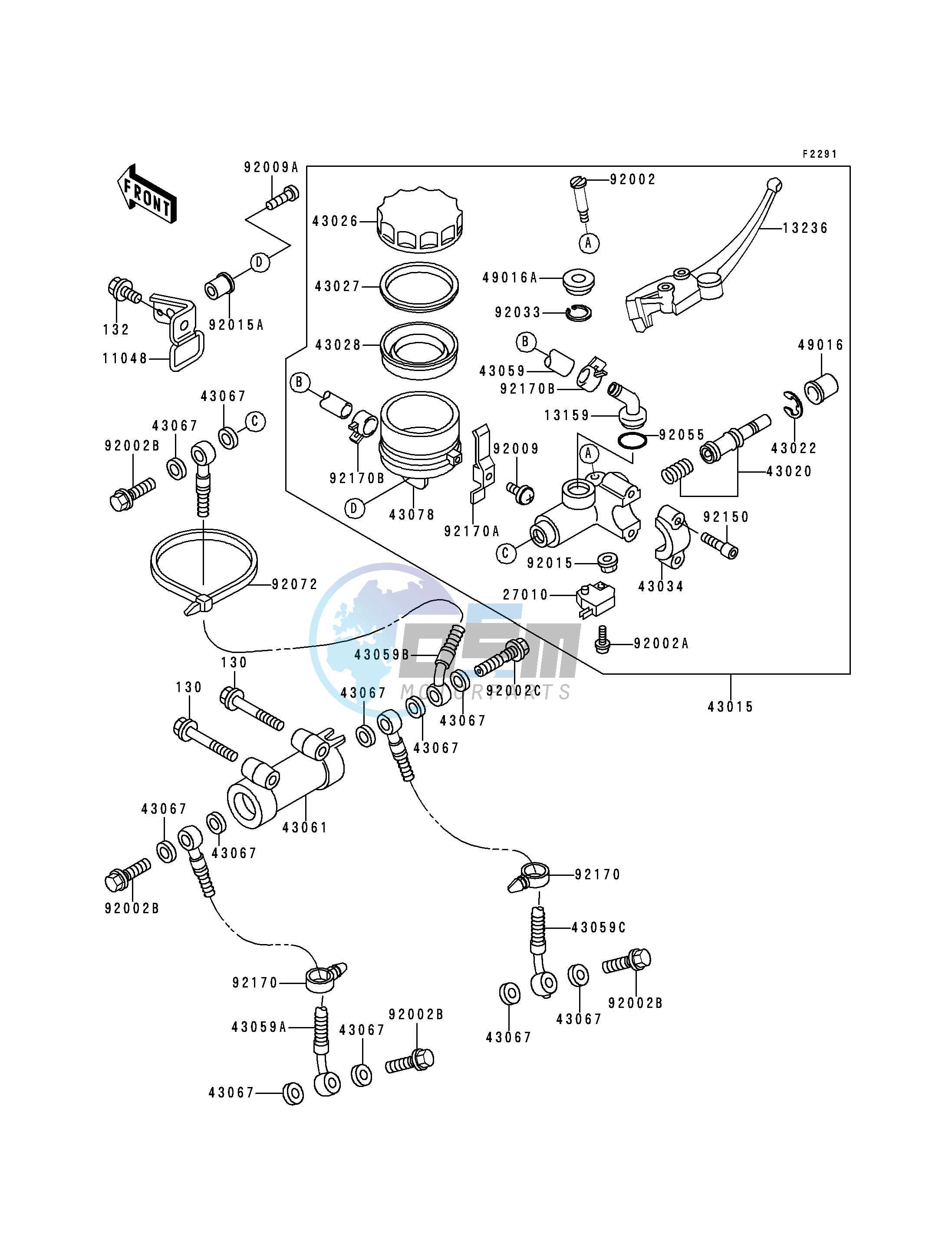 FRONT MASTER CYLINDER