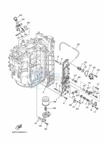 F150AETX drawing CYLINDER-AND-CRANKCASE-3