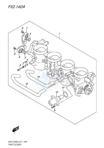 GSX-S1000F ABS EU drawing THROTTLE BODY