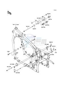 VN900_CLASSIC VN900B8F GB XX (EU ME A(FRICA) drawing Engine Mount