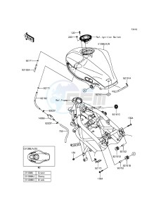 Z250SL BR250EGF XX (EU ME A(FRICA) drawing Fuel Tank