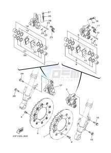 XT1200ZE SUPER TENERE ABS (2KB9 2KBA) drawing FRONT BRAKE CALIPER