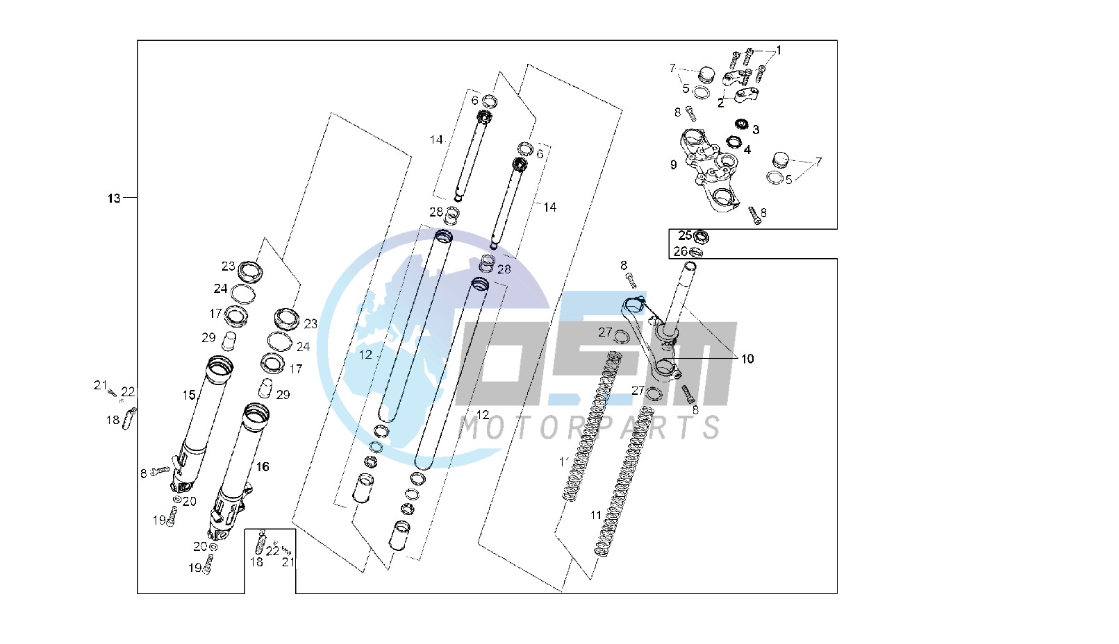 FRONT FORK PAIOLI <7H351906