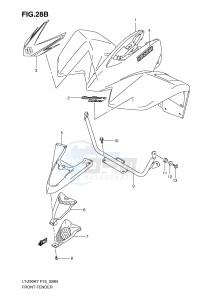 LT-Z90 (P19) drawing FRONT FENDER (MODEL K9)