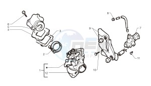 Ark LC Red-Pearl white-Matt Black 50 drawing Oil pump - Carburettor