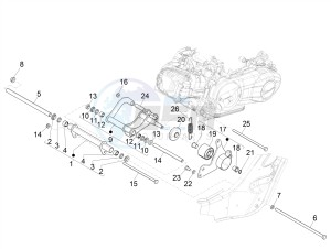 GTS 300 SUPER-TECH IE ABS E4 (APAC) drawing Swinging arm