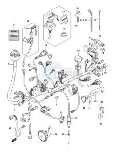 LT-A500XP Z drawing WIRING HARNESS (LT-A500XPZL2 P17)