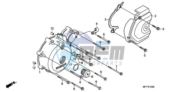 LEFT CRANKCASE COVER