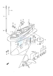 DF 175 drawing Gear Case