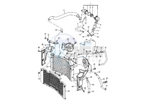 FZ1 1000 drawing COOLING SYSTEM