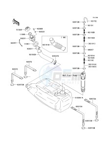 JT 1500 A [STX-15F] (A6F-A9F) A8F drawing FUEL TANK-- A8F_A9F- -