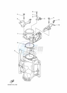 FL300BETU drawing THROTTLE-BODY