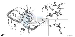 GL1800BG GOLDWING - F6B UK - (E) drawing IGNITION COIL