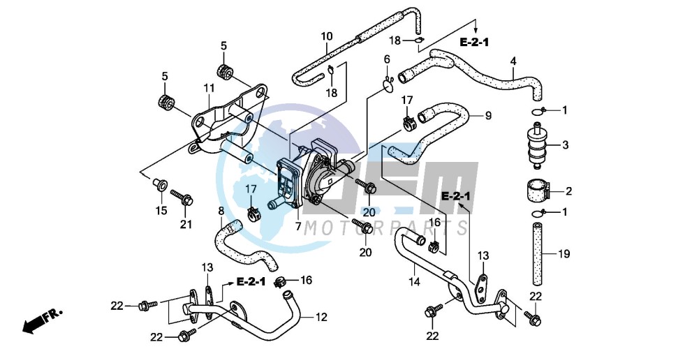 AIR SUCTION VALVE (CB250P6)