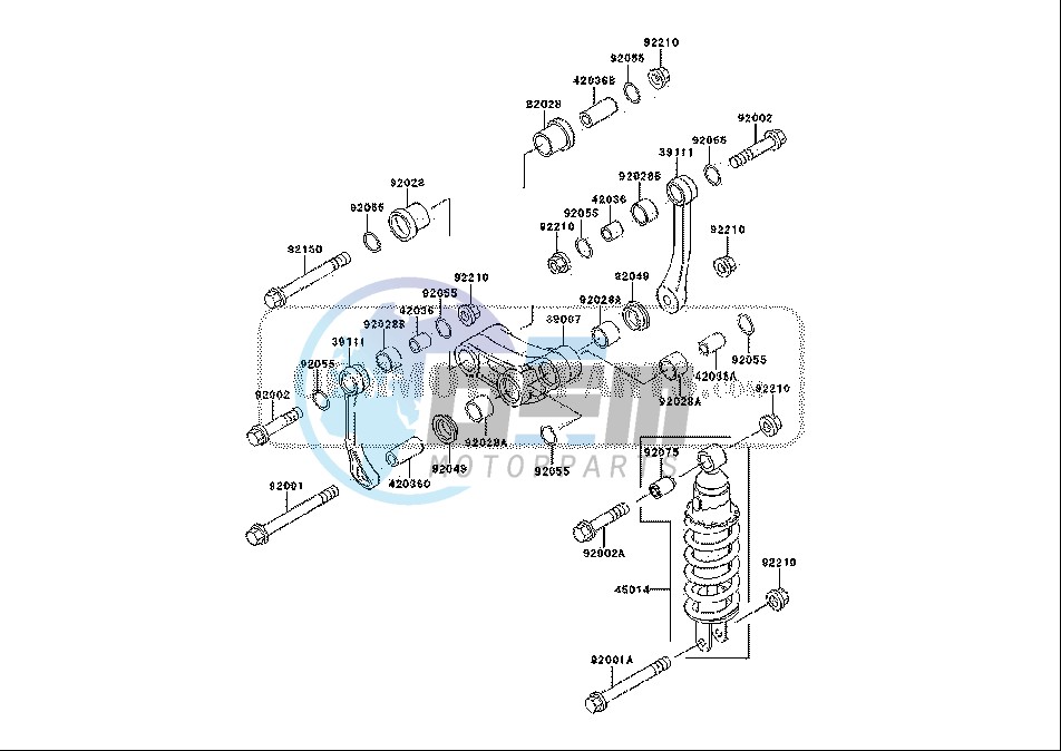 REAR CUSHION LEVER