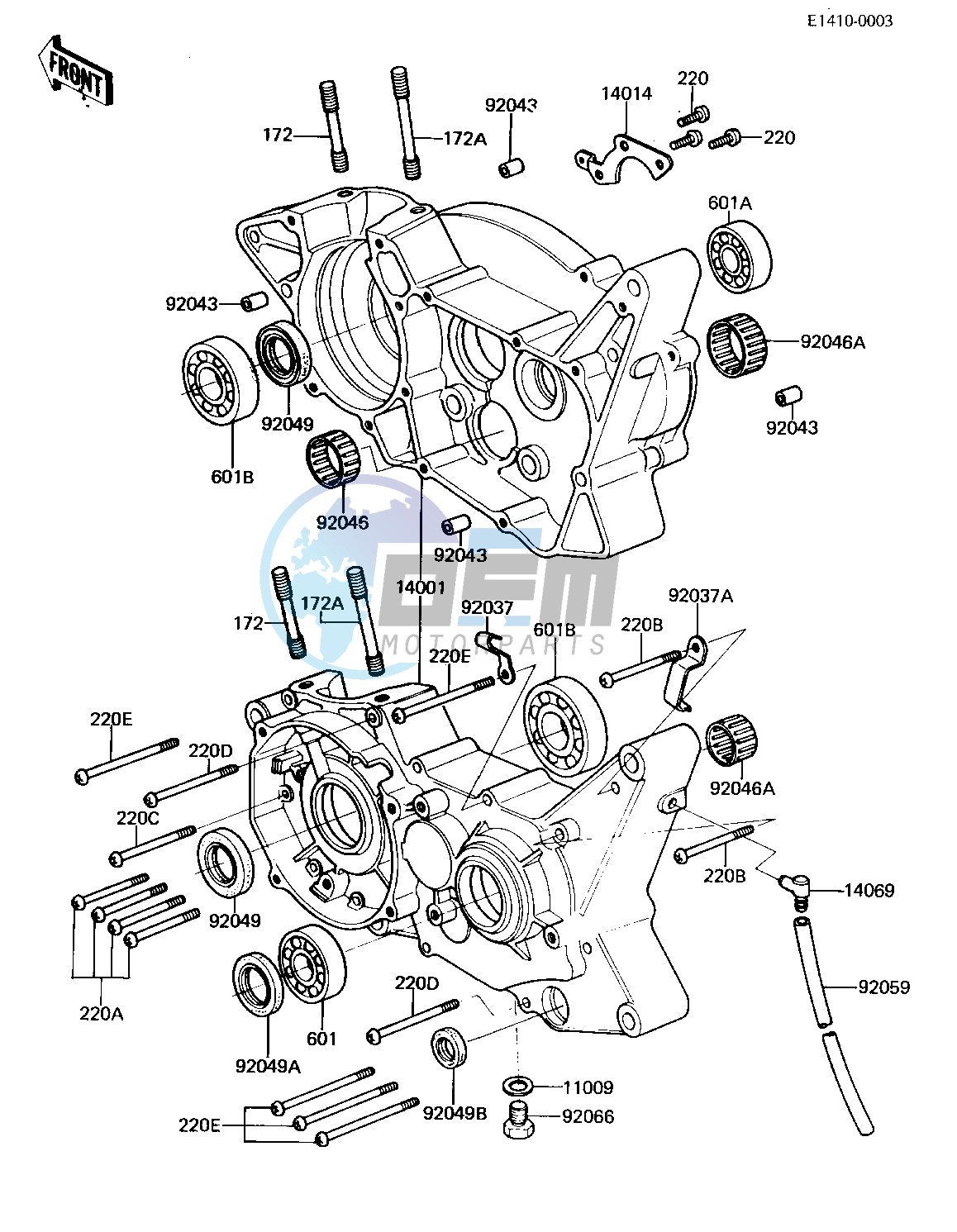 CRANKCASE -- 81 A7- -