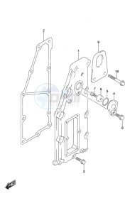 DF 175AP drawing Exhaust Cover