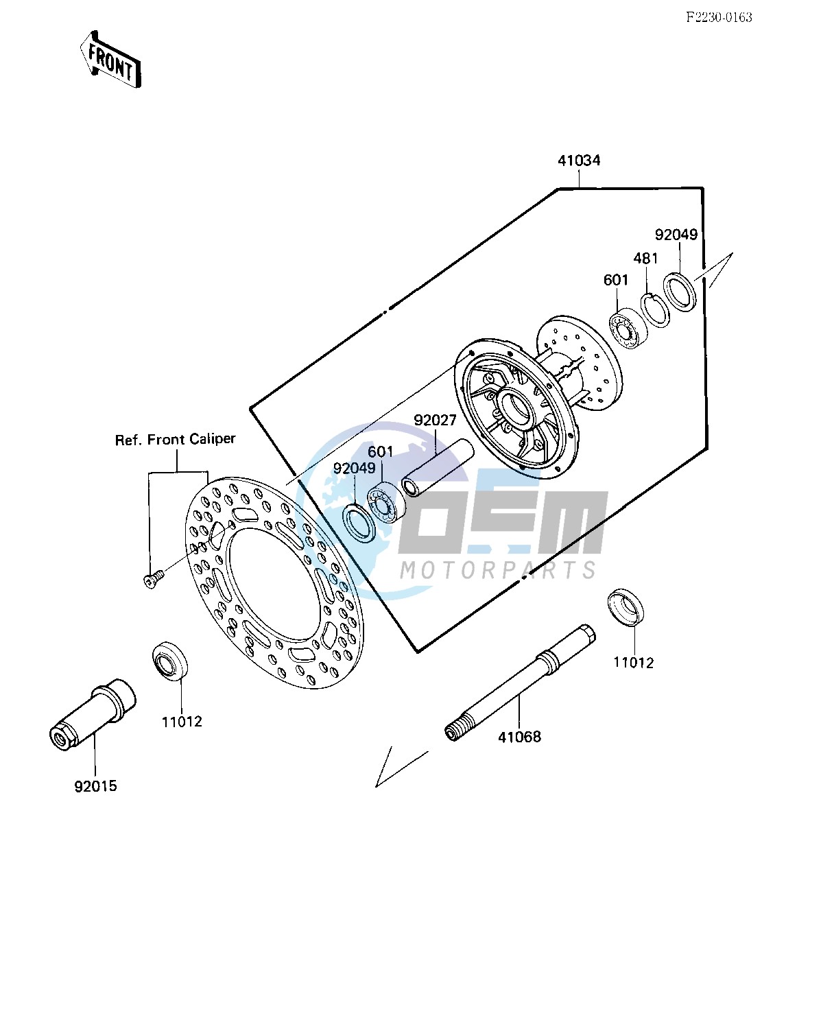 FRONT HUB