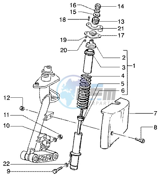 Front damper cover